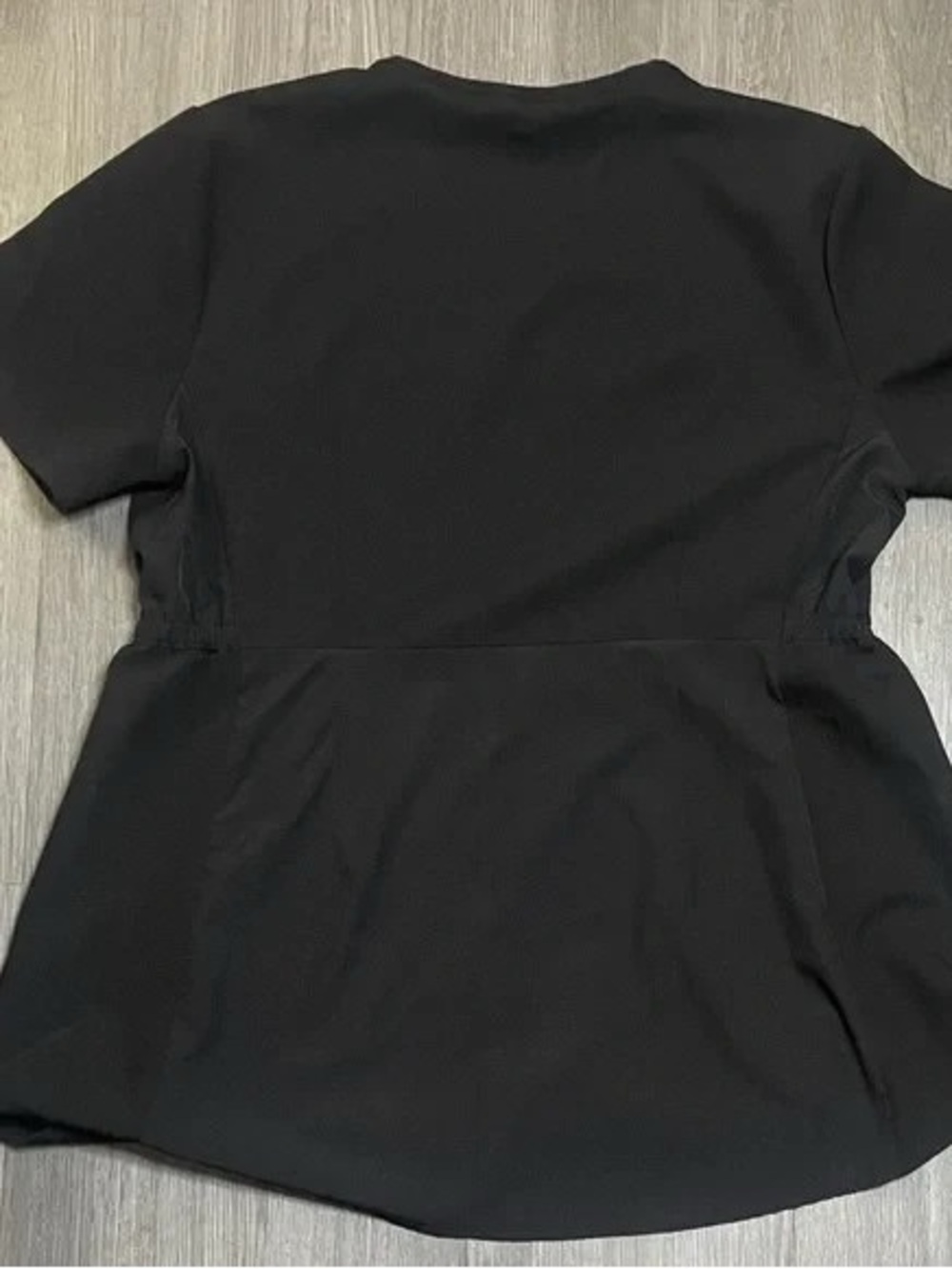 NWOT Black V-Neck Maternity Scrub Top Size M - Picture 5 of 6